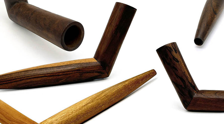 Yawanawa Carved Wooden Kuripe Applicators