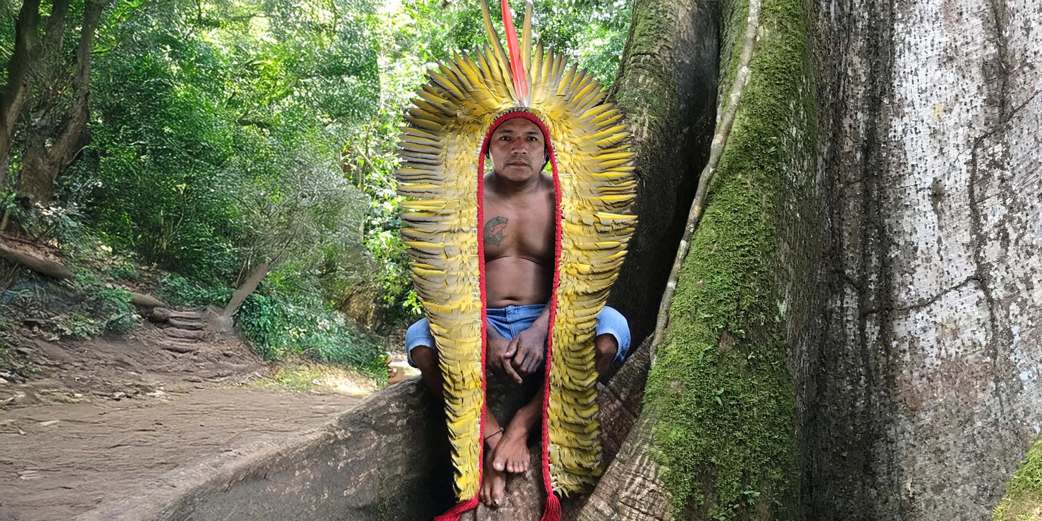 Kaku katukina kambo shaman in the jungle