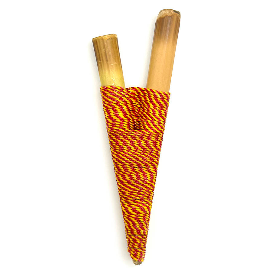 Hecho a mano Yawanawá Bamboo Kuripe 0781