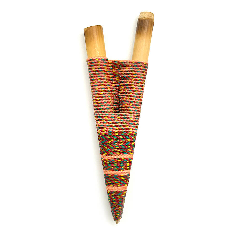 Hecho a mano Yawanawá Bamboo Kuripe 0787
