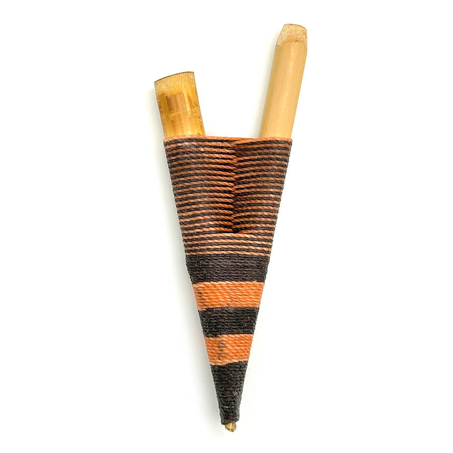 Hecho a mano Yawanawá Bamboo Kuripe 0815