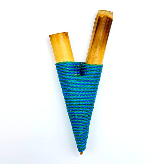 Handmade Yawanawá Bamboo Kuripe 0947