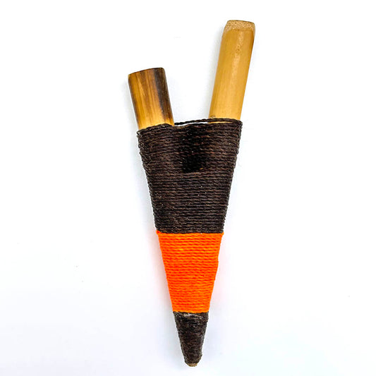 Handmade Yawanawá Bamboo Kuripe 0949