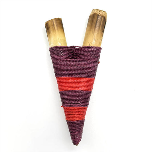 Handmade Yawanawá Bamboo Kuripe 0954