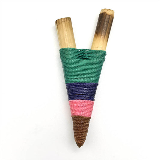 Handmade Yawanawá Bamboo Kuripe 0975