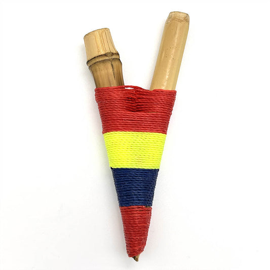 Handmade Yawanawá Bamboo Kuripe 0980