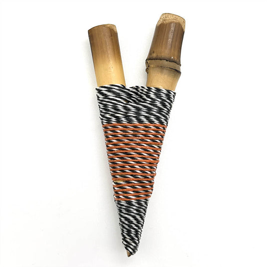 Handmade Yawanawá Bamboo Kuripe 0981