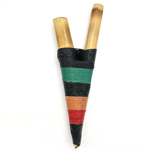 Handmade Yawanawá Bamboo Kuripe 0984
