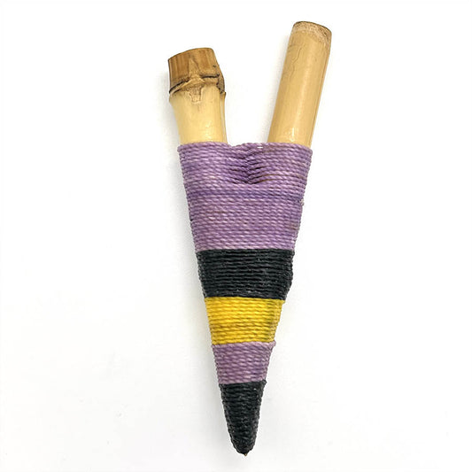 Handmade Yawanawá Bamboo Kuripe 0989