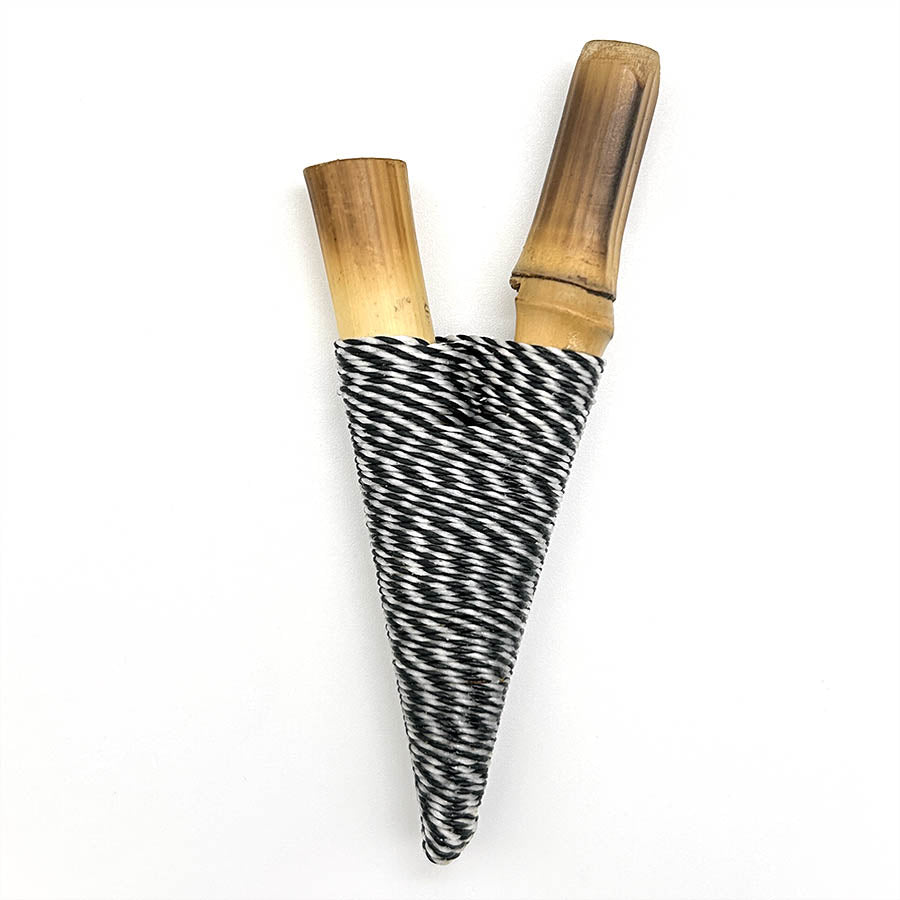 Hecho a mano Yawanawá Bamboo Kuripe 1039