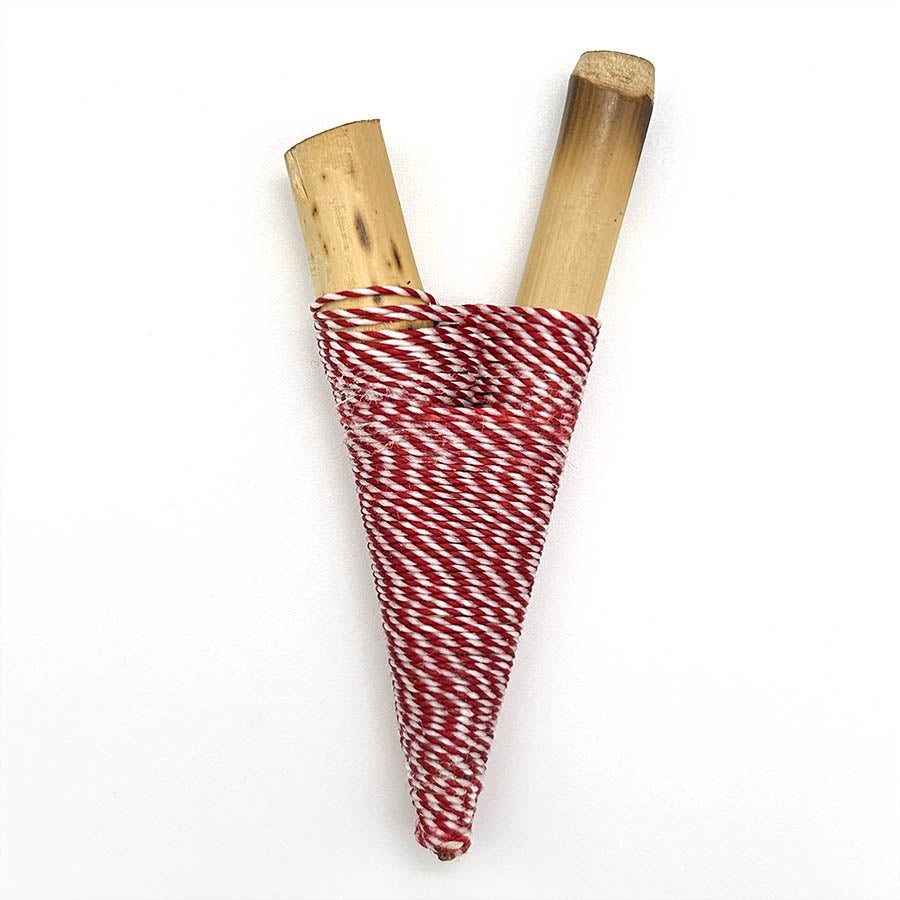 Hecho a mano Yawanawá Bamboo Kuripe 1041