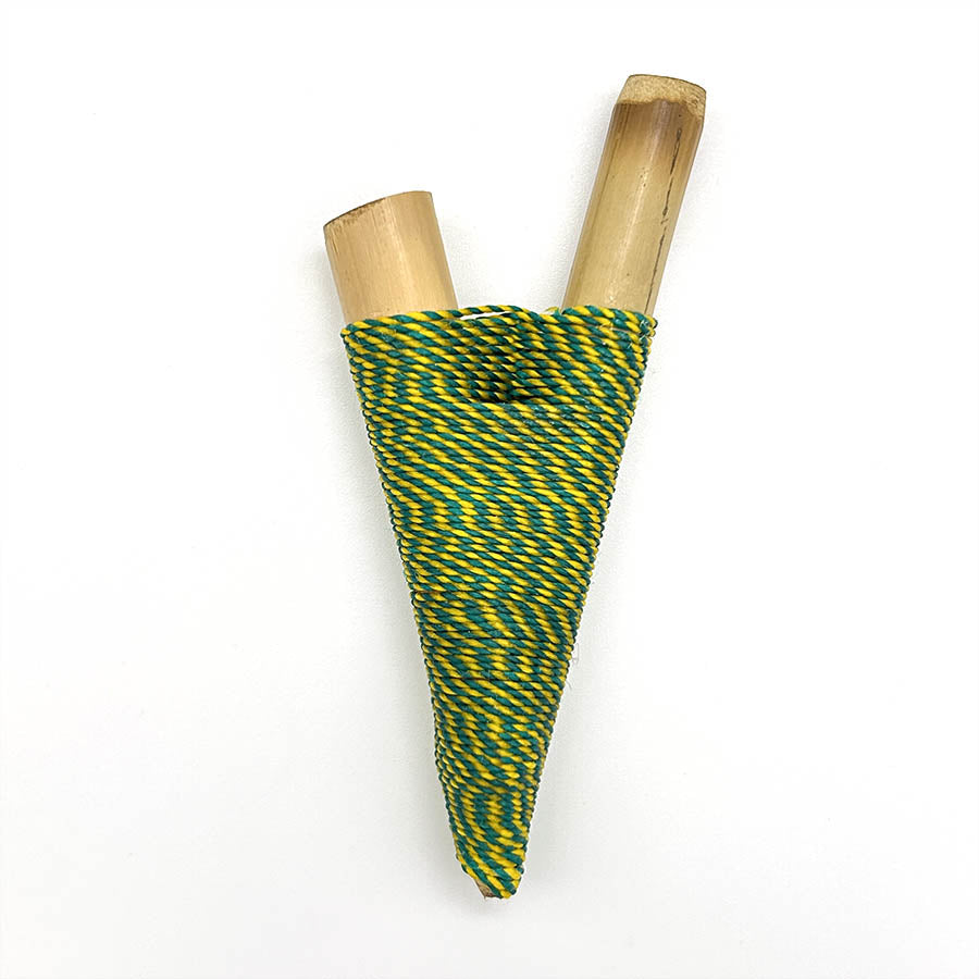 Hecho a mano Yawanawá Bamboo Kuripe 1047