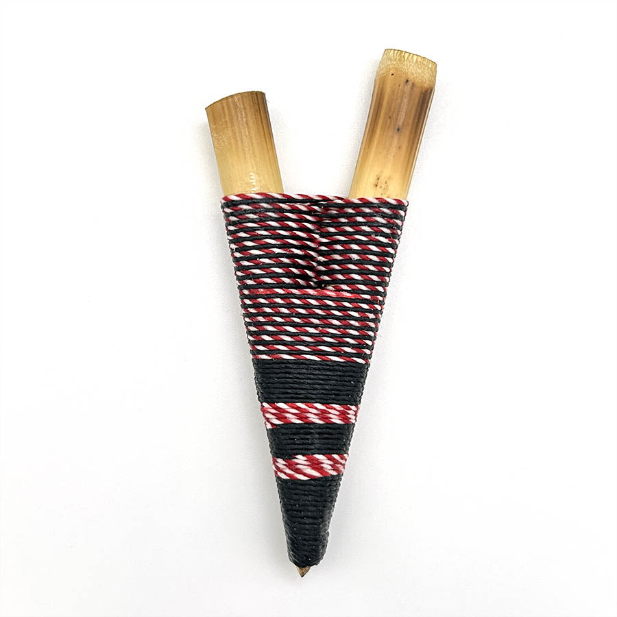 Hecho a mano Yawanawá Bamboo Kuripe 1064