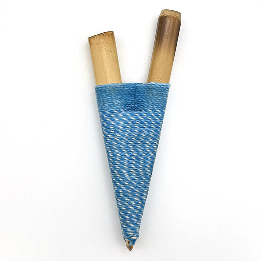 Hecho a mano Yawanawá Bamboo Kuripe 1069