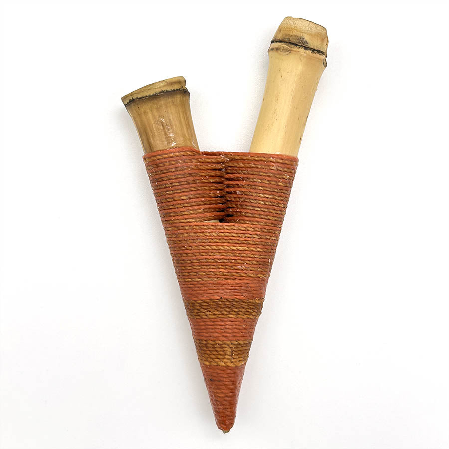 Hecho a mano Yawanawá Bamboo Kuripe 1074