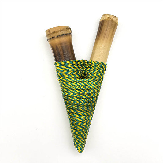 Hecho a mano Yawanawá Bamboo Kuripe 1078