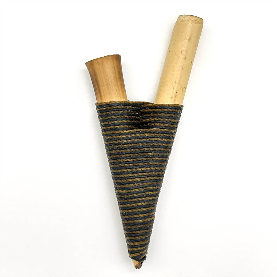 Hecho a mano Yawanawá Bamboo Kuripe 1079