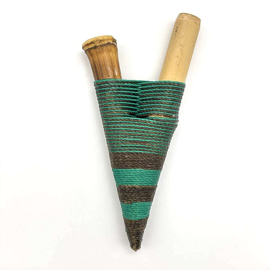 Hecho a mano Yawanawá Bamboo Kuripe 1084