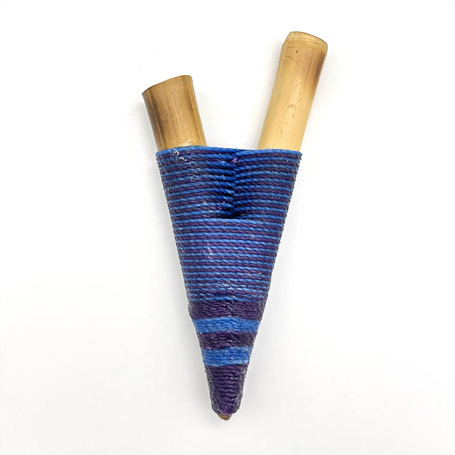 Hecho a mano Yawanawá Bamboo Kuripe 1111