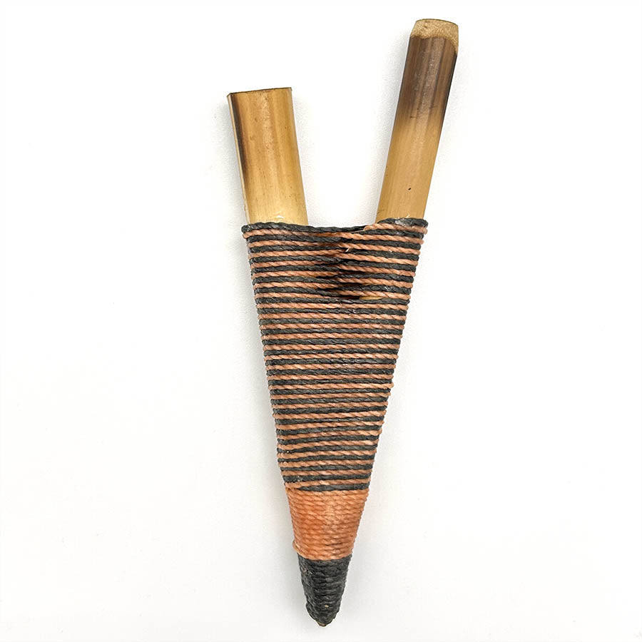 Hecho a mano Yawanawá Bamboo Kuripe 1112