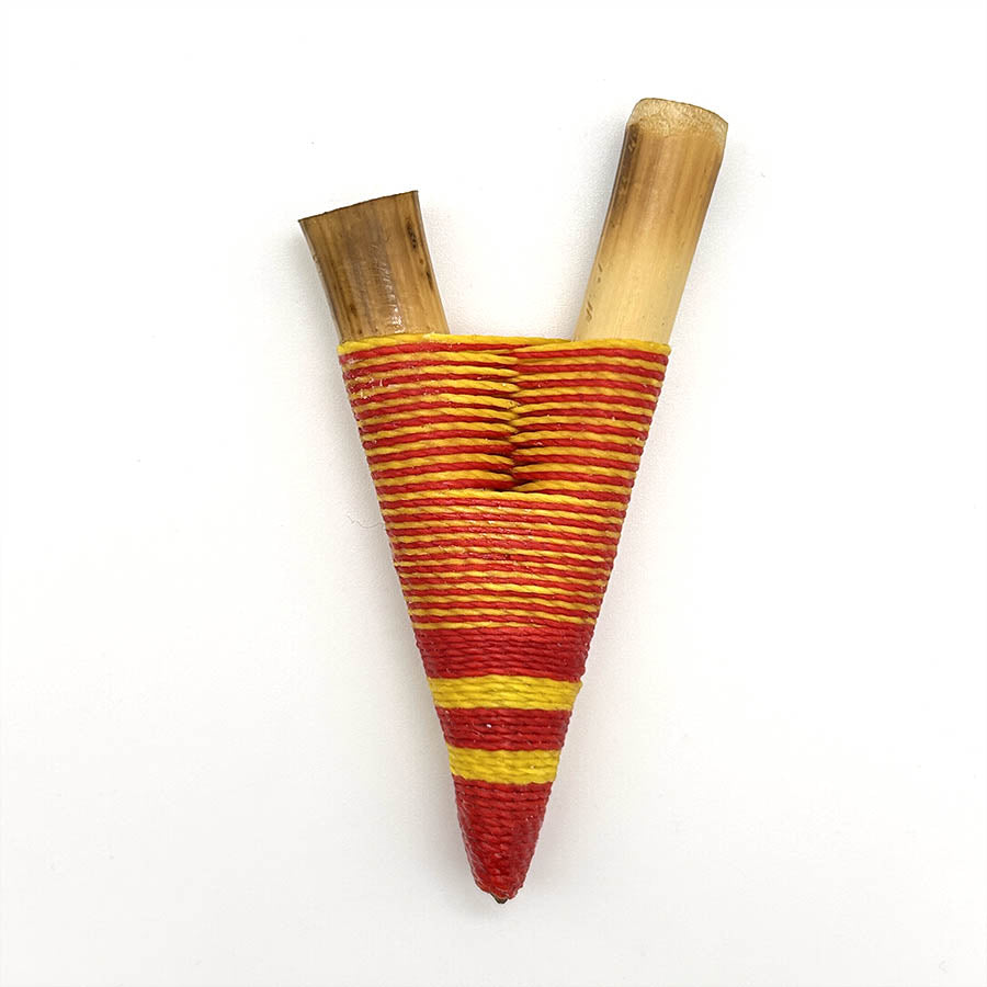 Hecho a mano Yawanawá Bamboo Kuripe 1119