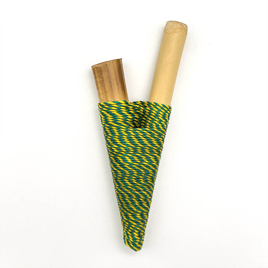 Hecho a mano Yawanawá Bamboo Kuripe 1123