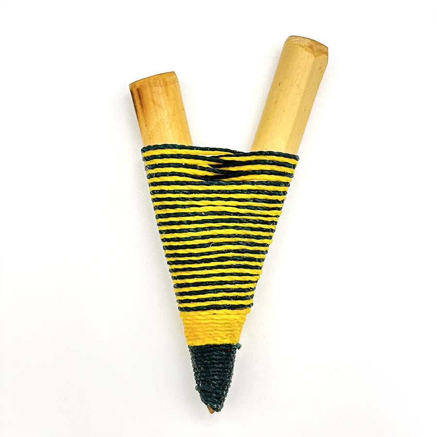 Hecho a mano Yawanawá Bamboo Kuripe 1135