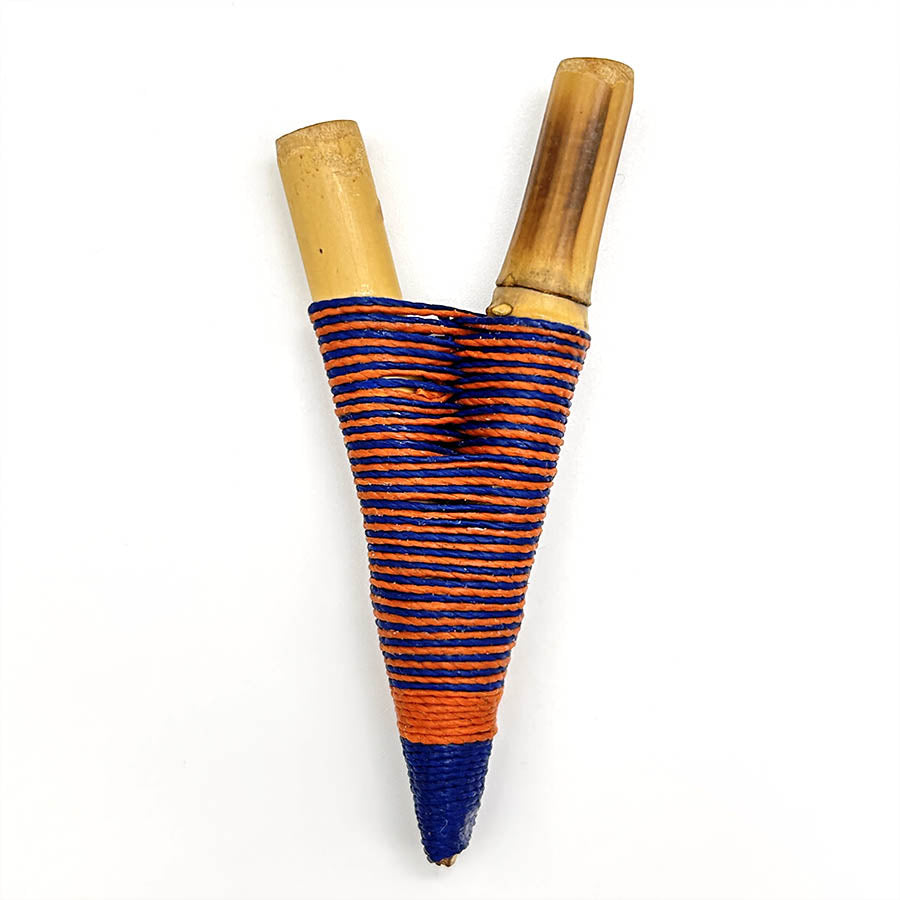 Hecho a mano Yawanawá Bamboo Kuripe 1141