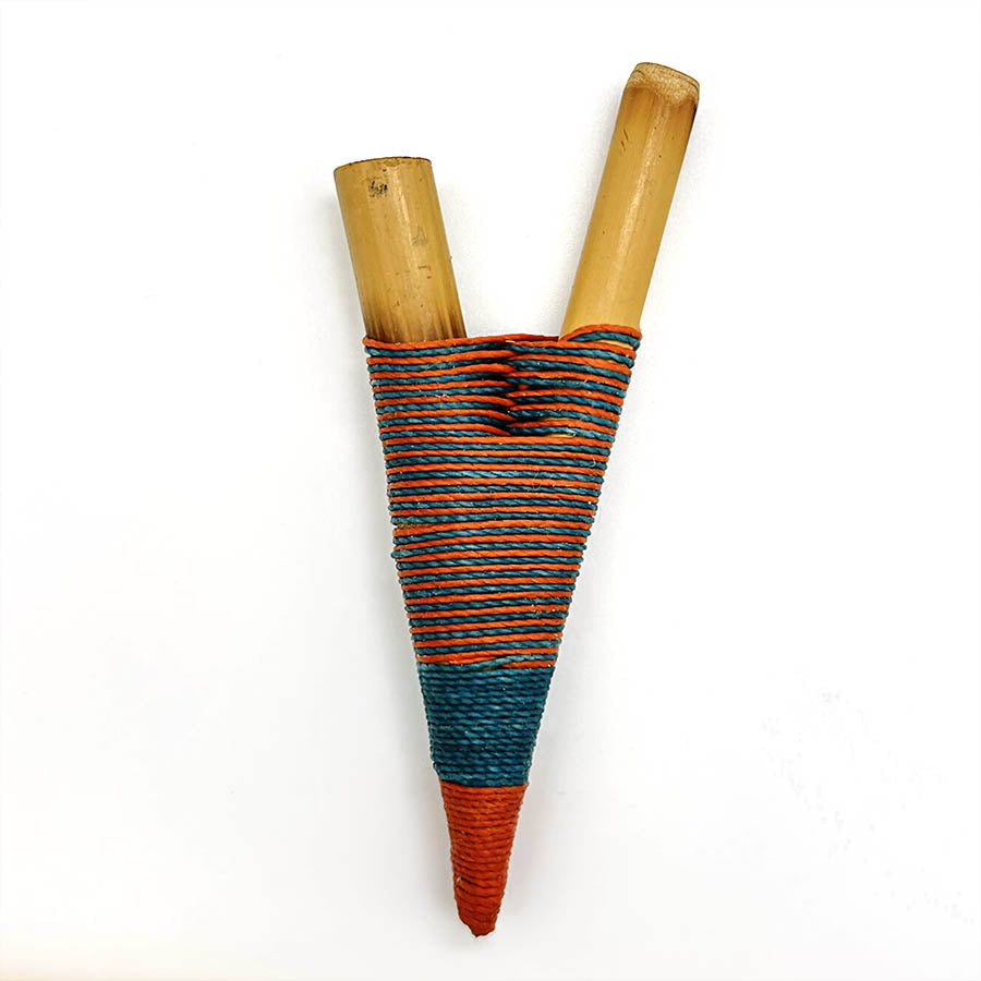 Hecho a mano Yawanawá Bamboo Kuripe 1143