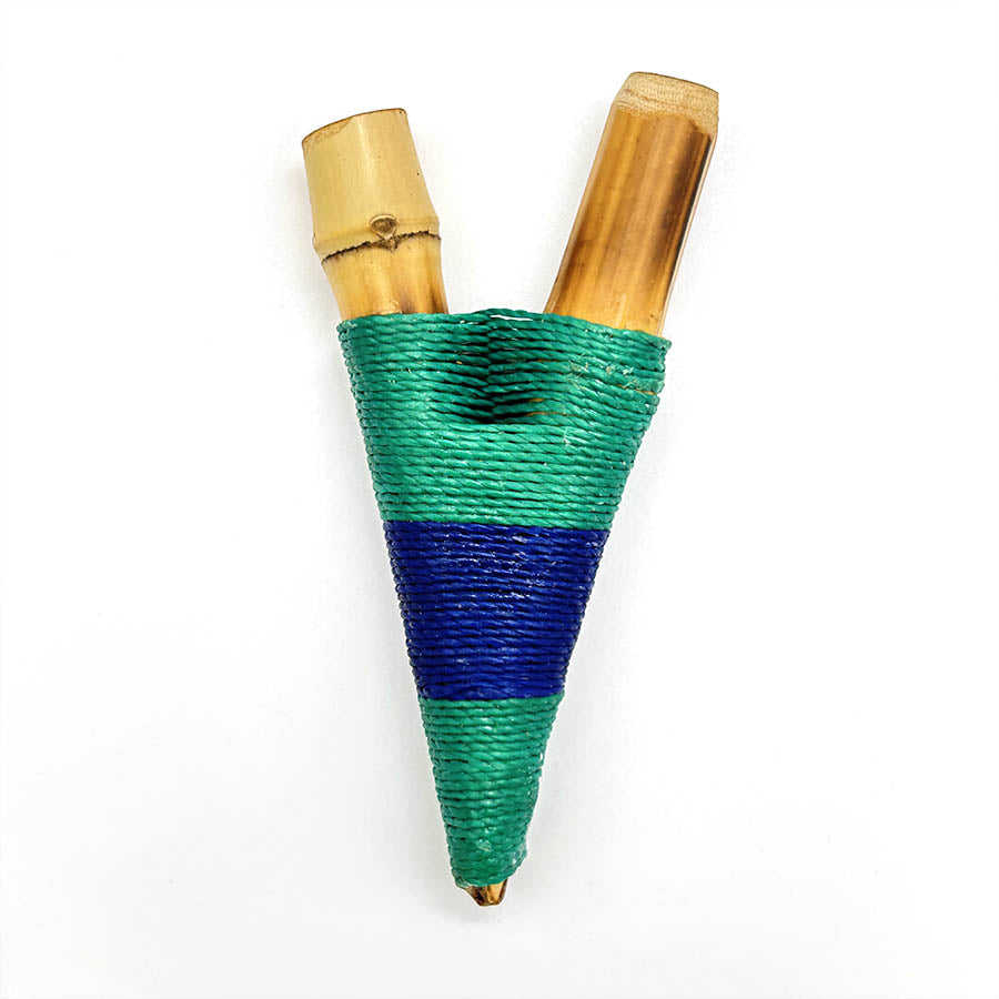 Hecho a mano Yawanawá Bamboo Kuripe 1144