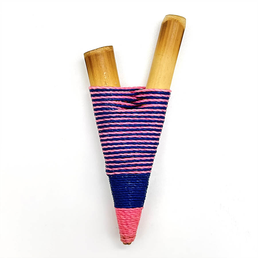 Hecho a mano Yawanawá Bamboo Kuripe 1165