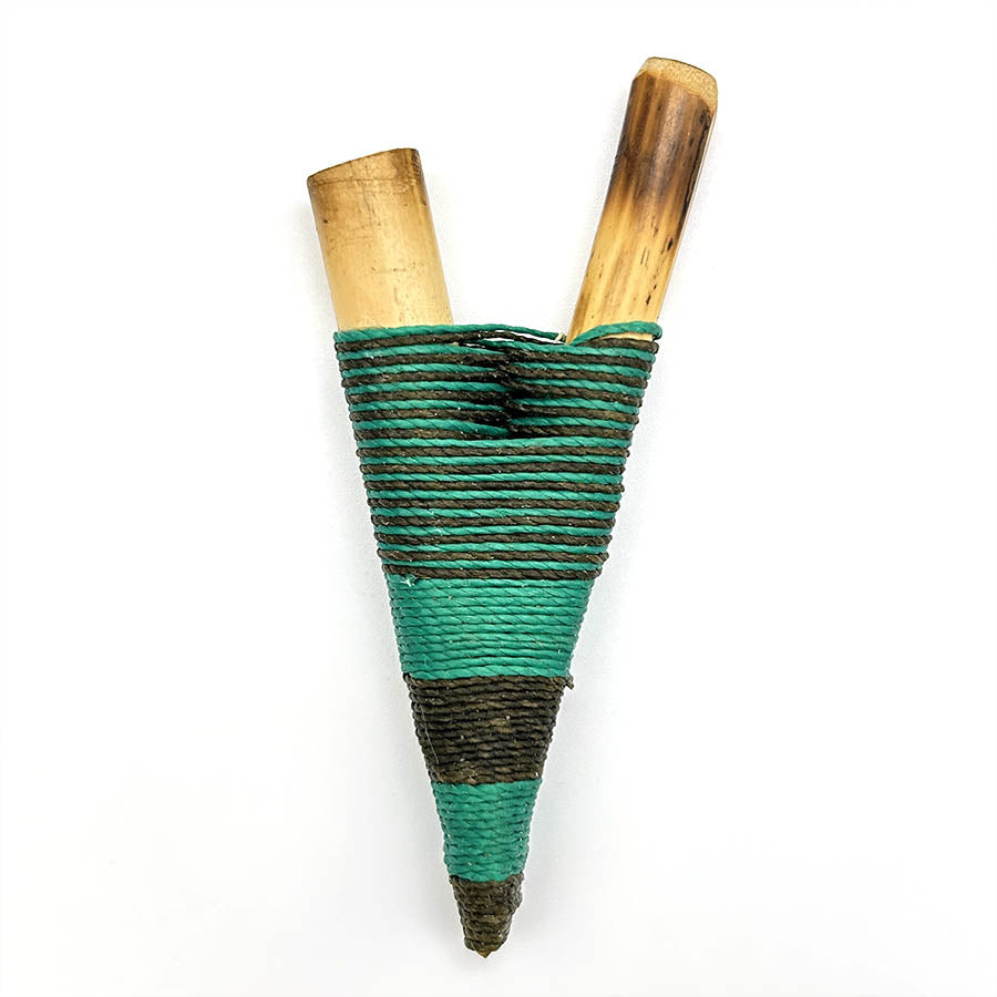 Hecho a mano Yawanawá Bamboo Kuripe 1166