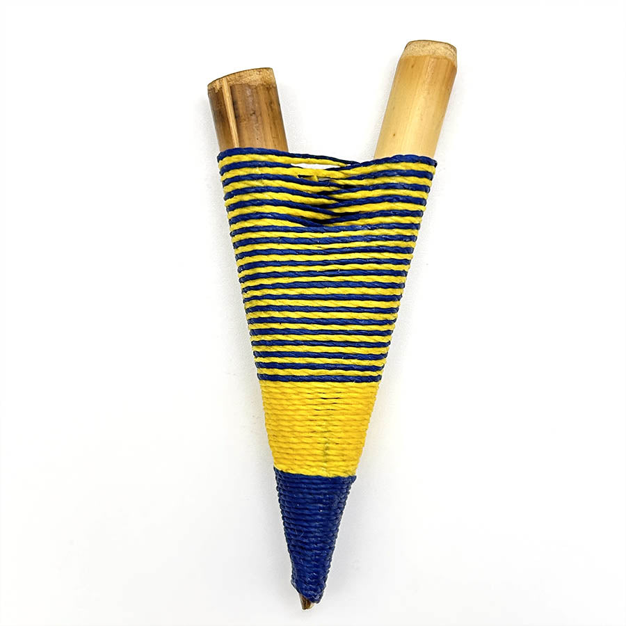 Hecho a mano Yawanawá Bamboo Kuripe 1171