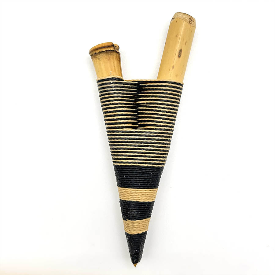 Hecho a mano Yawanawá Bamboo Kuripe 1174