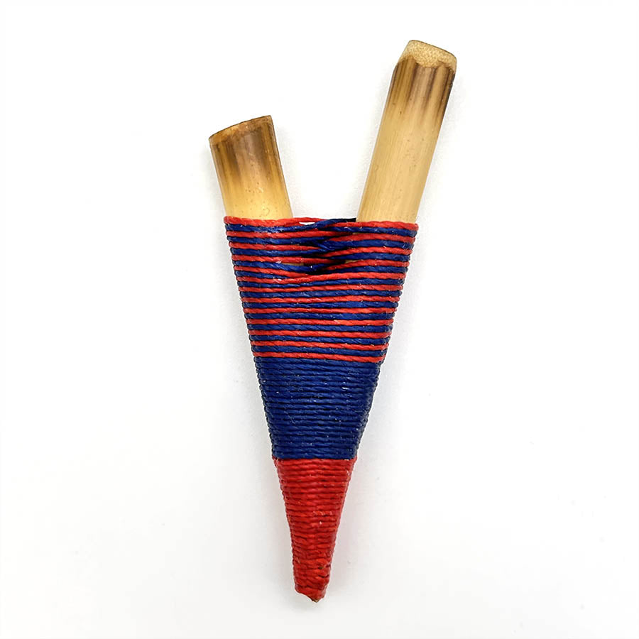 Hecho a mano Yawanawá Bamboo Kuripe 1182