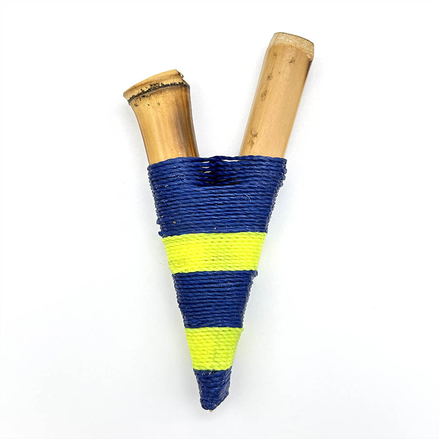 Hecho a mano Yawanawá Bamboo Kuripe 1184