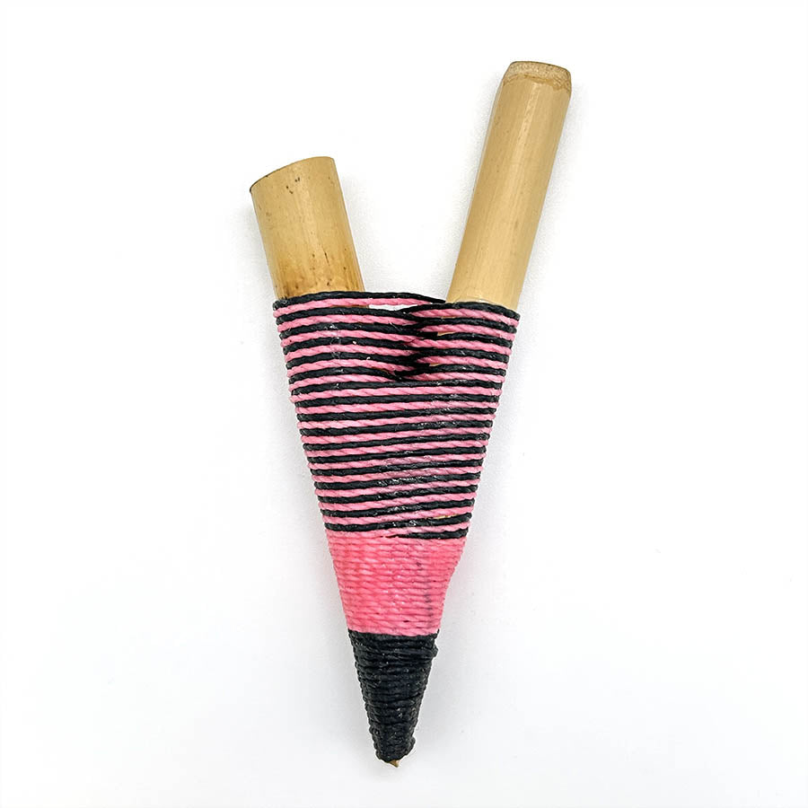 Hecho a mano Yawanawá Bamboo Kuripe 1185