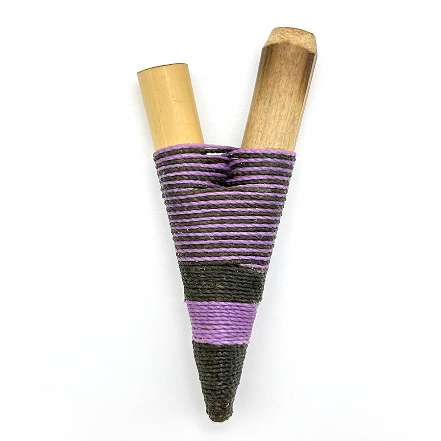 Hecho a mano Yawanawá Bamboo Kuripe 1188