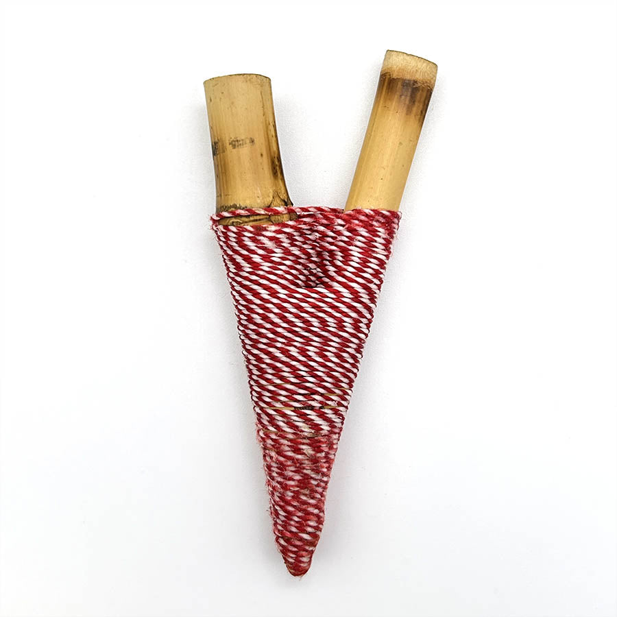 Hecho a mano Yawanawá Bamboo Kuripe 1192