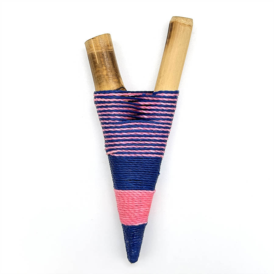 Hecho a mano Yawanawá Bamboo Kuripe 1193