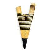 Yawanawá bamboo kuripe wrapped in colored thread, No. 1206