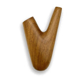 Hand-carved Yawanawá cumaru heartwood kuripe applicator, Carved No. 0329