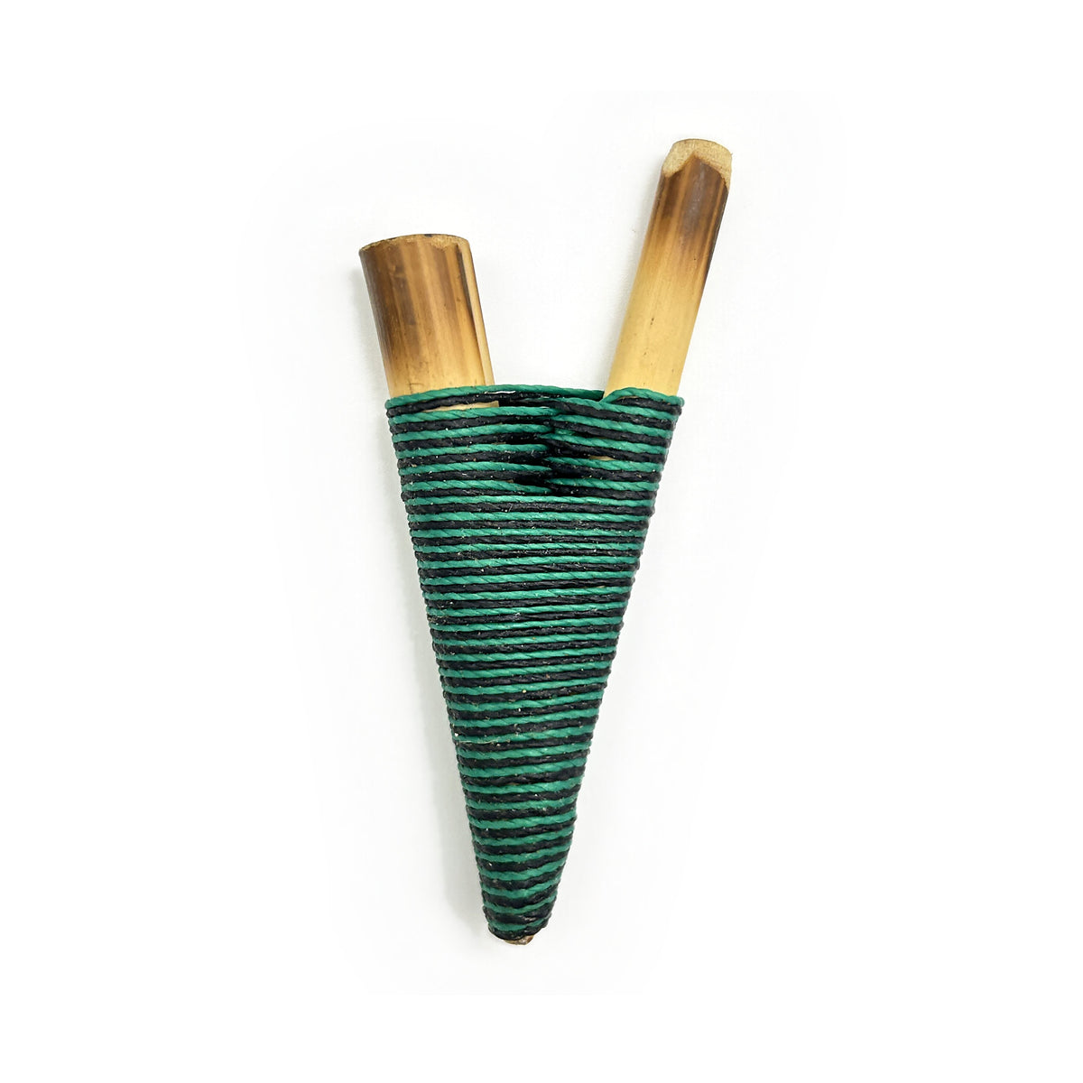 Bamboo Kuripe No. 1307 – handmade Yawanawá rapé self-applicator