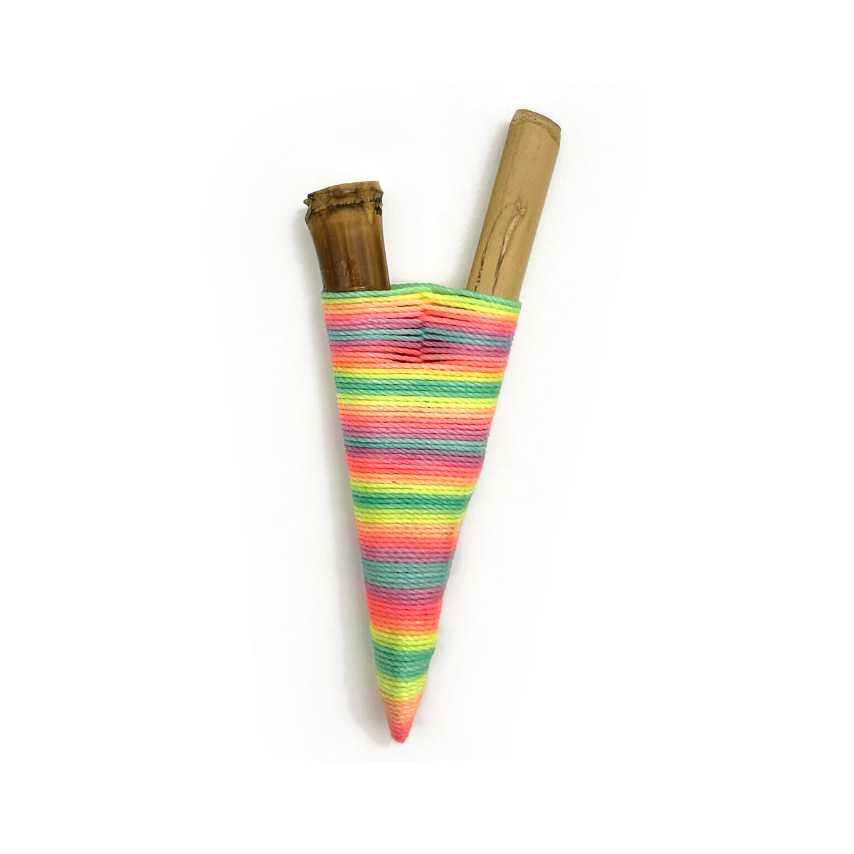 Bamboo Kuripe No. 1324 – handmade Yawanawá rapé self-applicator