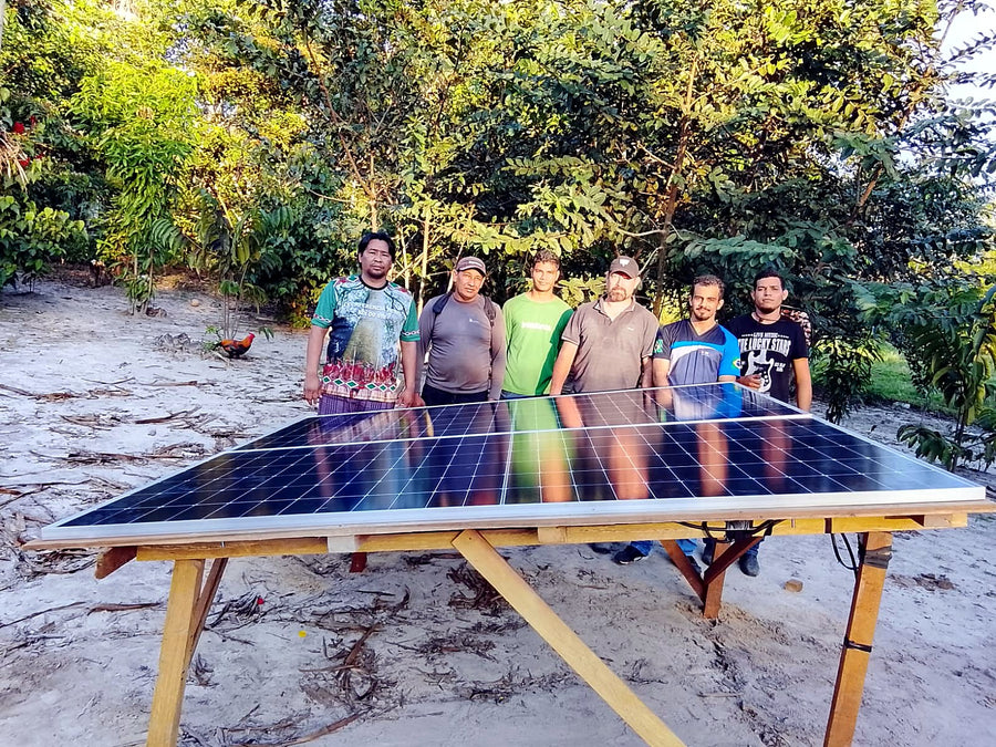 New solar panels — trade in action