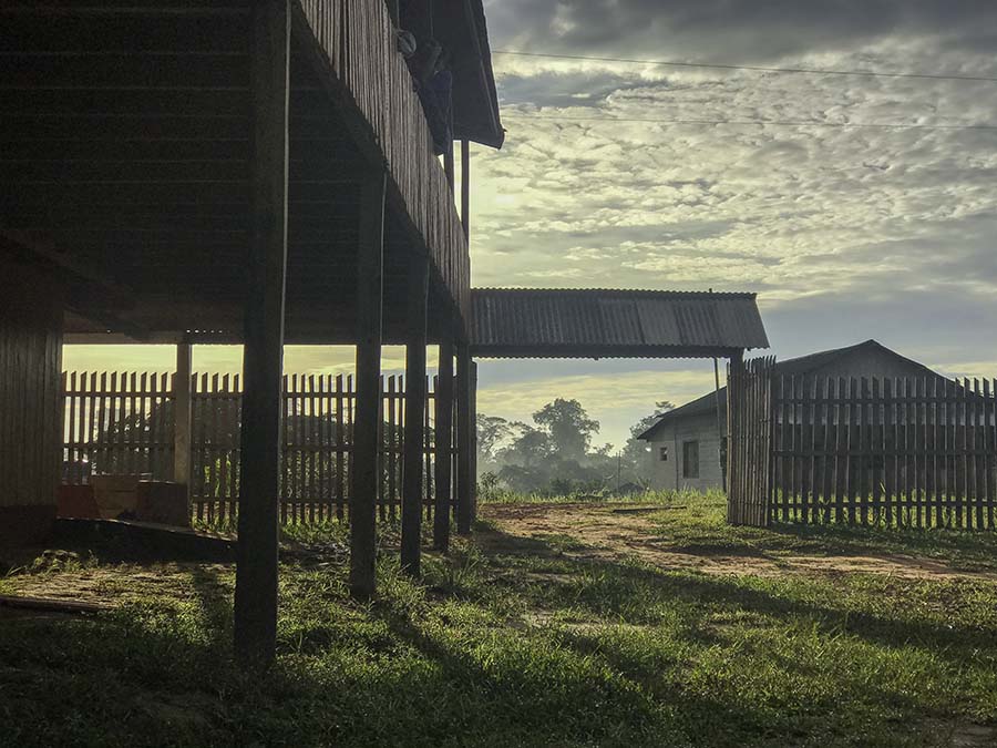 Early morning at Katukina Campinas village, Acre, Brazil