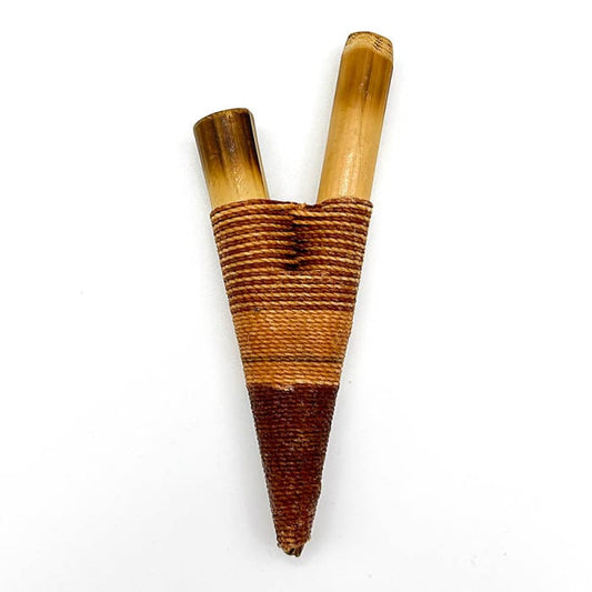 Handmade Yawanawá Bamboo Kuripe 0555