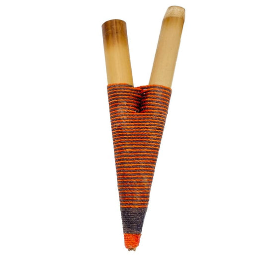 Yawanawá • Bamboo Kuripe 495 handmade kuripe pipe yawanawá tribe perfectly designed